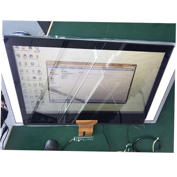 19inch transparent lcd display screens interactive freezer transparent lcd panel