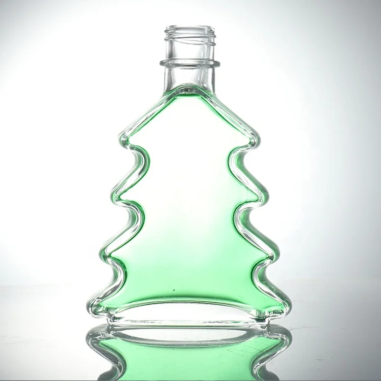 
Wholesale Christmas Tree Shape Bottiglia 200ml Reed Stick Diffuser Botal Essential Oil Diffuser Glass Bottle 