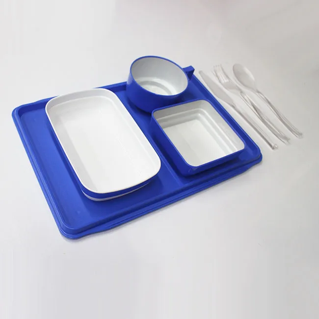 Hotel Aviation Food Serving Reusable Plastic Airline Tableware