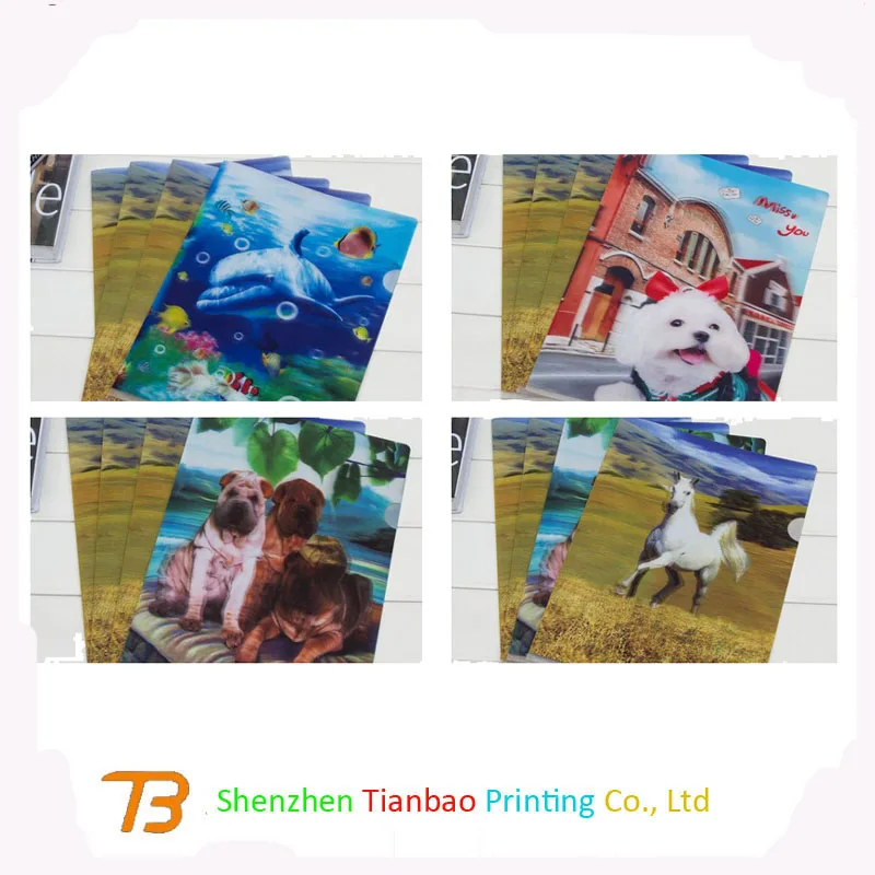 2017 HOT Sale 3D Lenticular Card,Poster,3D Lenticular cards Printing