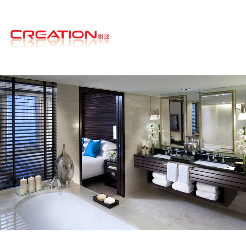 Wholesale custom made hotel bathroom furniture