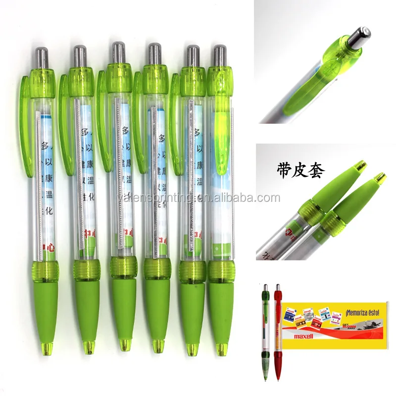 2024 Banner pen with printed logo flag ballpoint pen for promotional