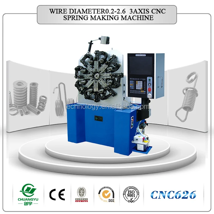 CHUANGYU АВТОМАТИЧЕСКАЯ ПРУЖИНОНАВИВОЧНЫЕ МАШИНА-ВЕСНА MAKING MACHINE