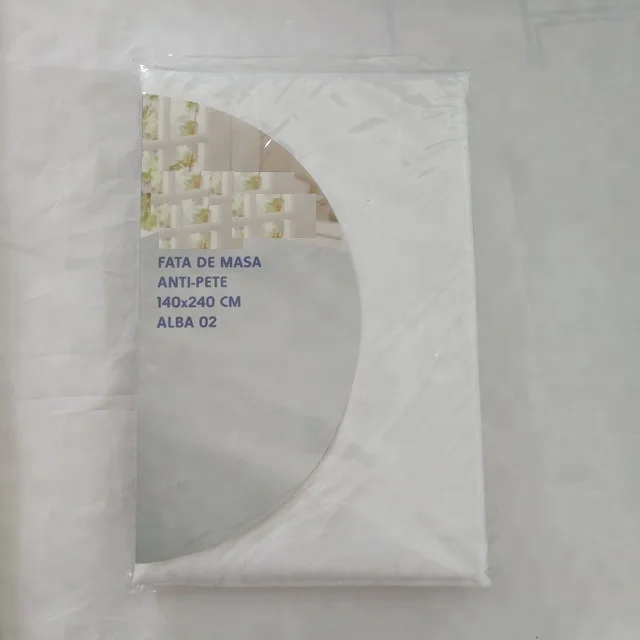 polyester table cloth tablecloth for wedding or kitchen table cover made in China