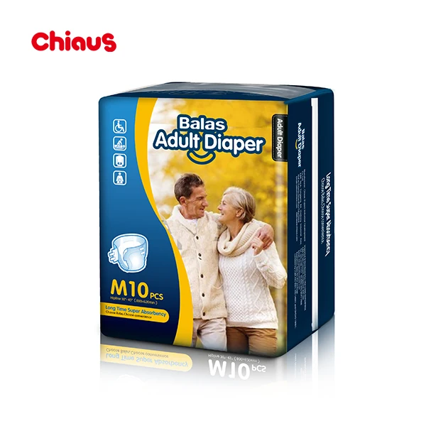 High absorbency and soft adult diaper for elders