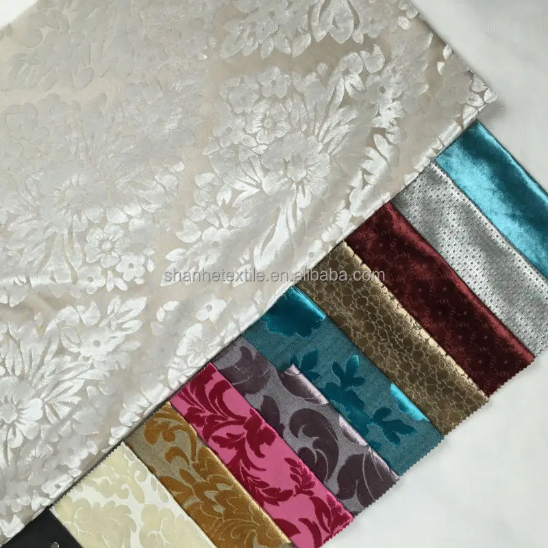 Hangzhou Wholesales Cheap Velour Car Upholstery Fabric