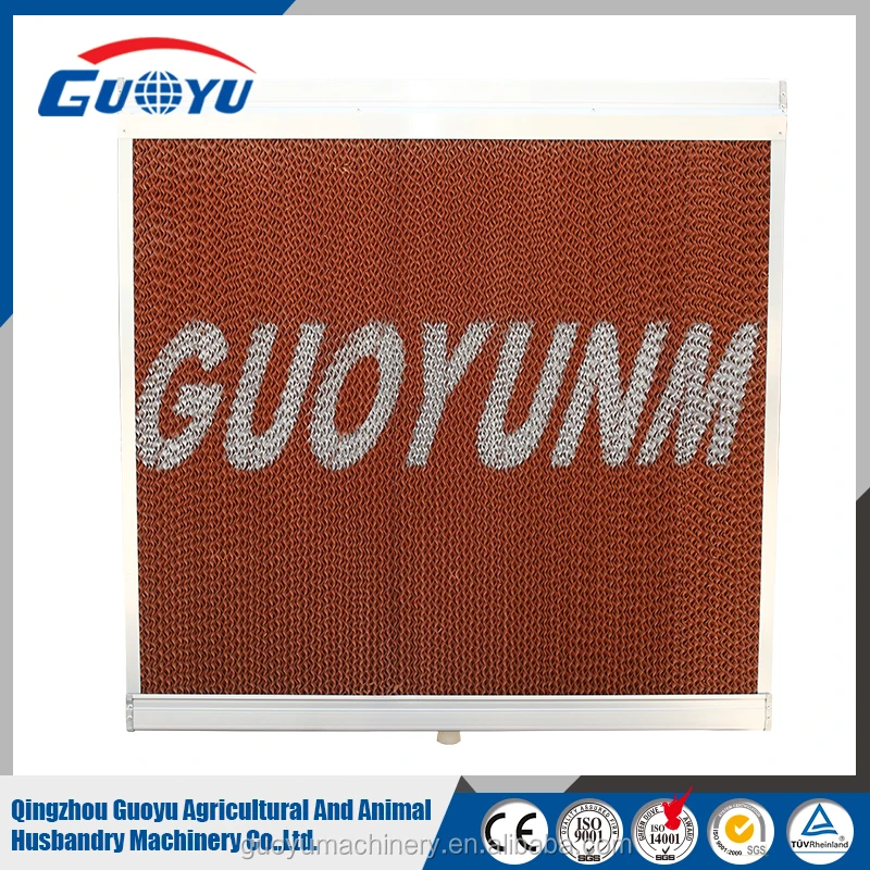 Wet Curtain Cooling System/Greenhouse Evaporative Cooling Pad/Cooling Pad