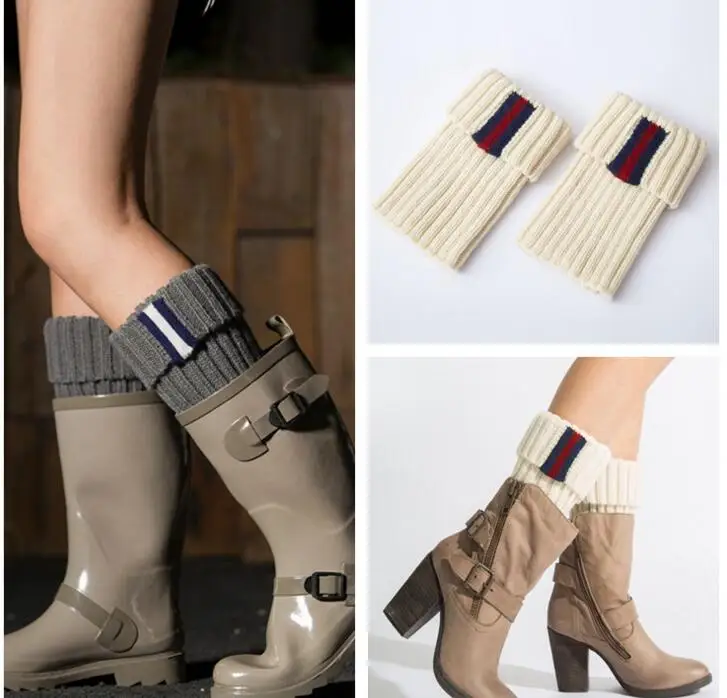 2018 New cable knit cozy short leg warmers fashion girl Boot Cuff