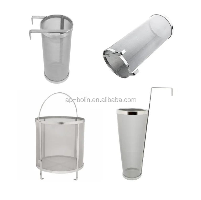 In stock 300 micron stainless steel homebrew hop basket strainer