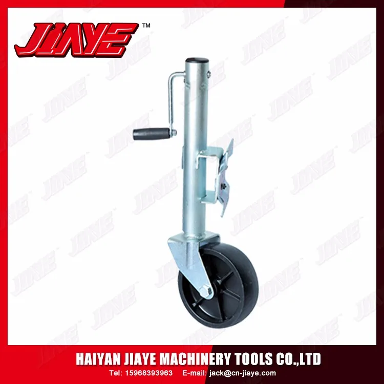 
Side Handle 1000LBS Trailer Jack with Rubber Wheel 