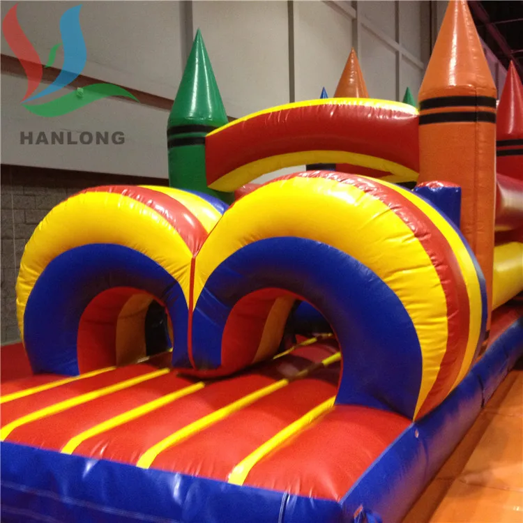 Hanlong products 18 oz vinyl pvc fabric for inflatable bouncer material