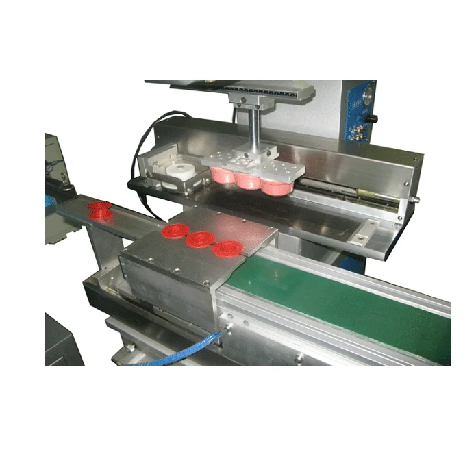 Full automatically one color pad printing machine for small object