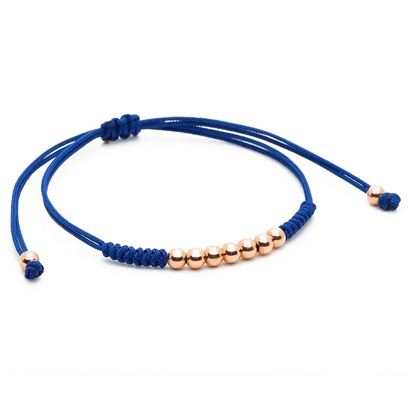 Миниатюрные шарики браслет грани серебряный шар с раздвижным узлом