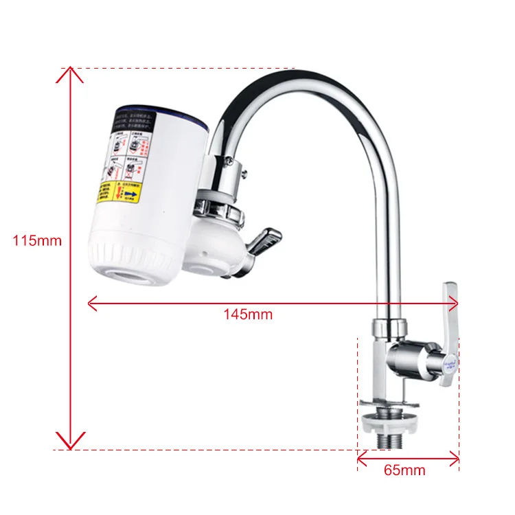 Gold Supplier Popular Hot and Cold Water Sink Mixer Mini Electric Water Heater Tap