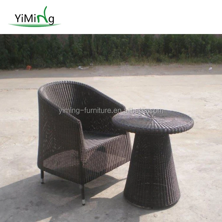 Popular outdoor sling furniture restaurant/cafe/bistro coffee table and chair
