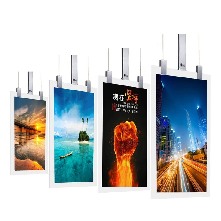 
Ultra Thin Double Sided Digital Signage Advertising transparent Display 