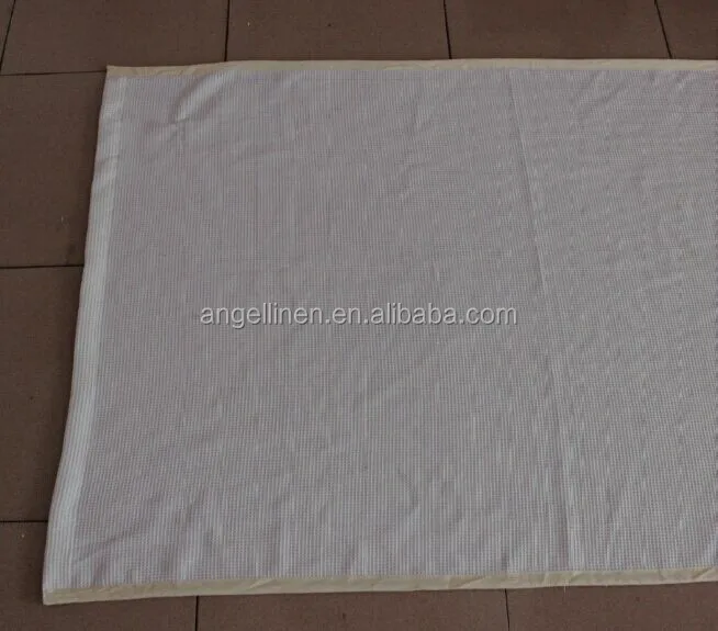 white cotton waffle towel for bath