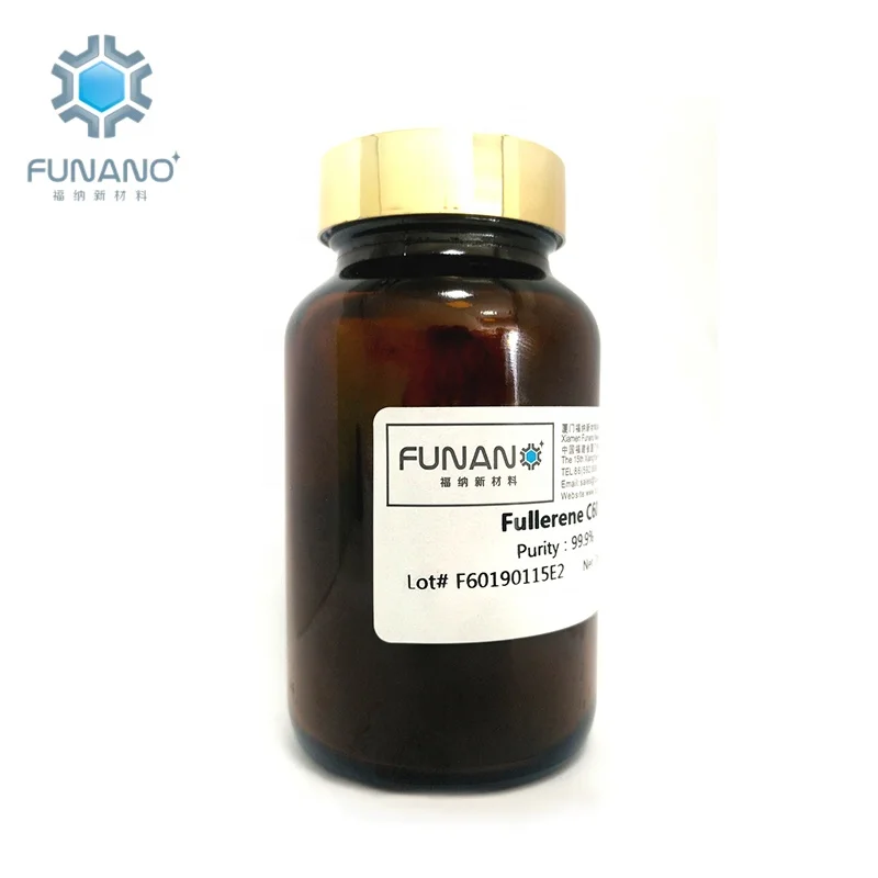 
Funano Pharmaceuticals Intermediates Carbon Chemicals Raw Materials Cosmetics OE Carbide Powder 99.9% CAS 99685968 Fullerene C60 