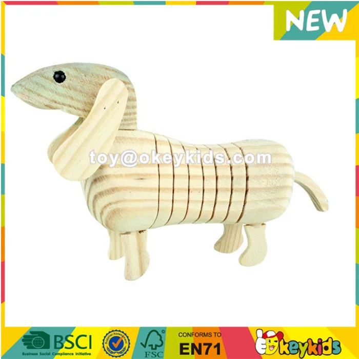 Wholesale kids best choice wooden lizard toy most popular wooden lizard toy W03A030