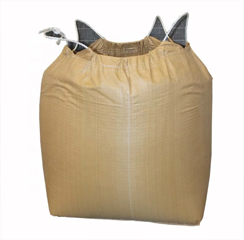 Оптовая продажа, одиночные большие веревочные мешки FIBC, упаковка для мусора, 500 кг одноразового использования, Лучшая цена
