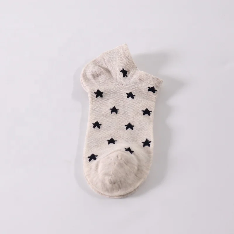 China factory cozy high quality jacquard lady cotton korean ankle woman socks