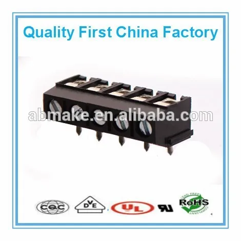 водонепроницаемый зеленых pcb клеммная разъемы шаг 5.08mm