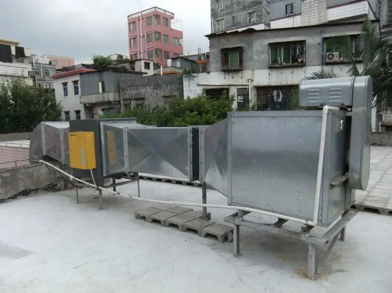 Холодный плазменный ESP с масляным дымовым фильтром для кухонной экстракционной системы