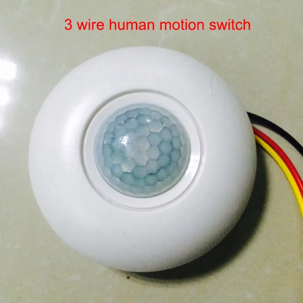 Adjustable Human Movement Infrared PIR Switch Sensor