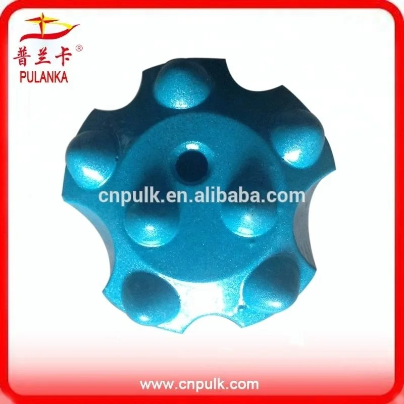 32mm~60mm 5tips 7tips 8tips tapered impact carbide button bit for drilling