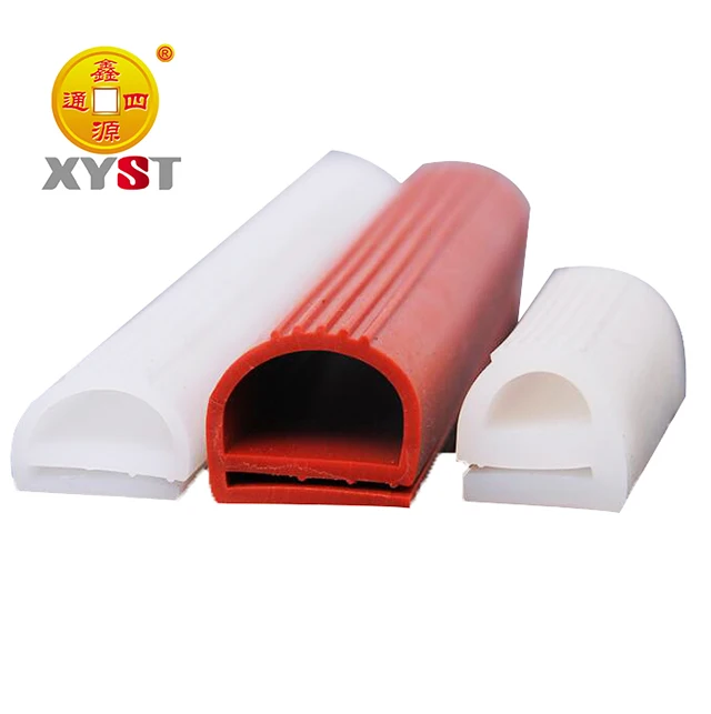 Silicone Profile Extrusion Customized XYST,XYST Cabinet -60°C To+250°c FREE Black/brown/white,grey