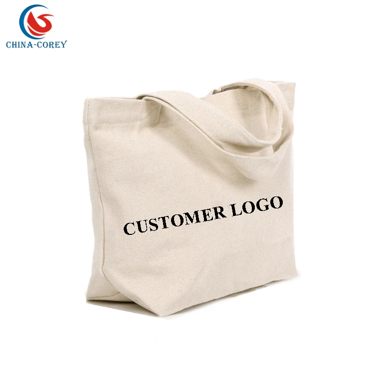 2017 blank canvas tote shoulder bag and canvas bag casual