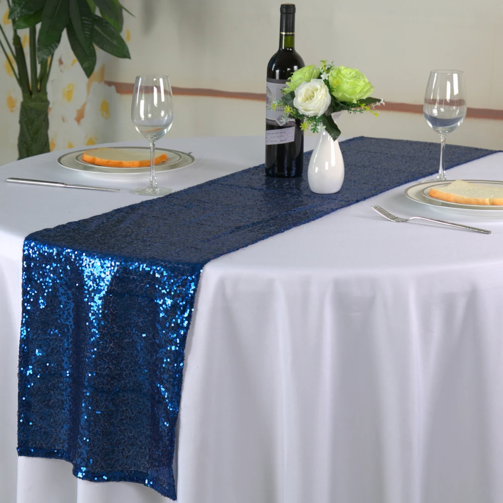 
sequin table runner silver/rose gold/blush sparkling wedding runner for party 