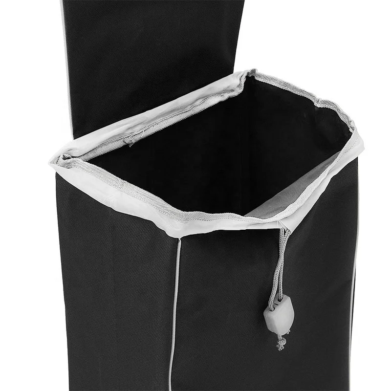 Hot selling oxford travel foldable trolley shopping bags shopping trolley bag with seat