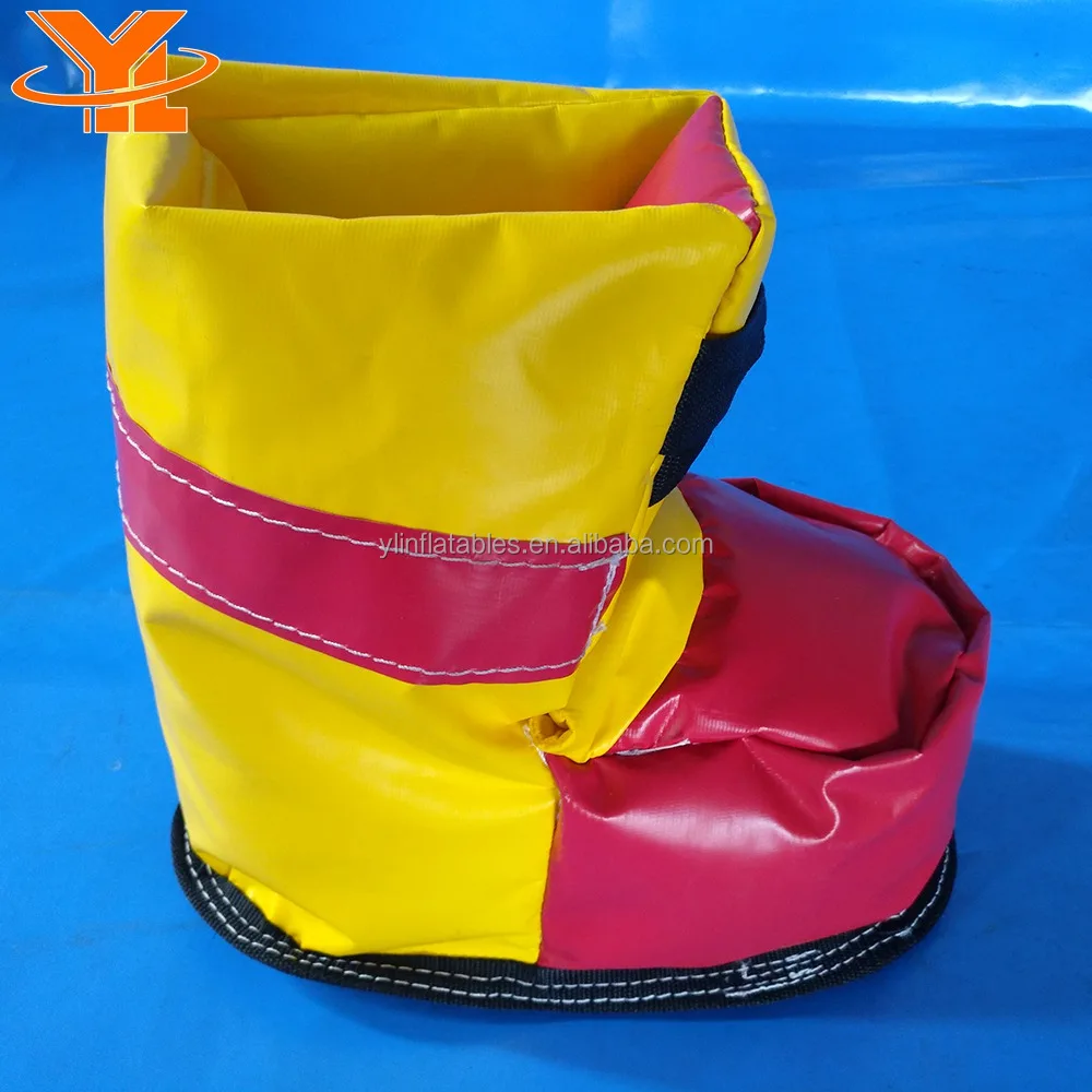 Giant Inflatable Sports Shoes, Customized Football Shoes, Team Building Games