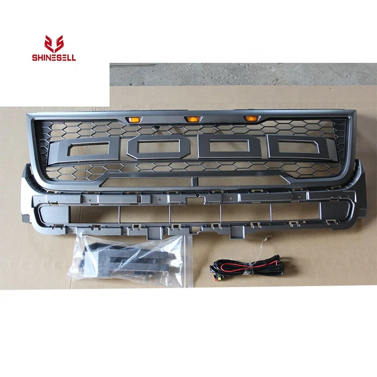 Car Parts Front Grille With LED For Ford Explorer body China factory wholesale 2016-2018