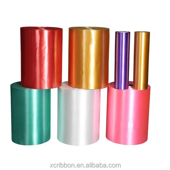 manufacture 50cm * 1000m polypropylene pp jumbo ribbon roll