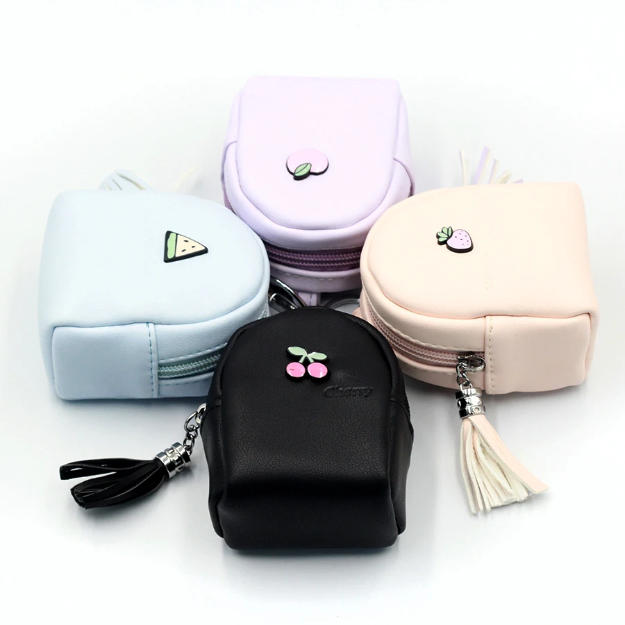 Fashion Small Backpack Style Korean Coin Purse High Quality Ladies PU Wallet Wholesale