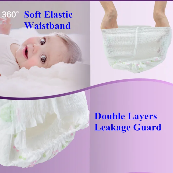 Russia popular brand diaper Manuoki hot sales adult baby pull up pant diapers pant