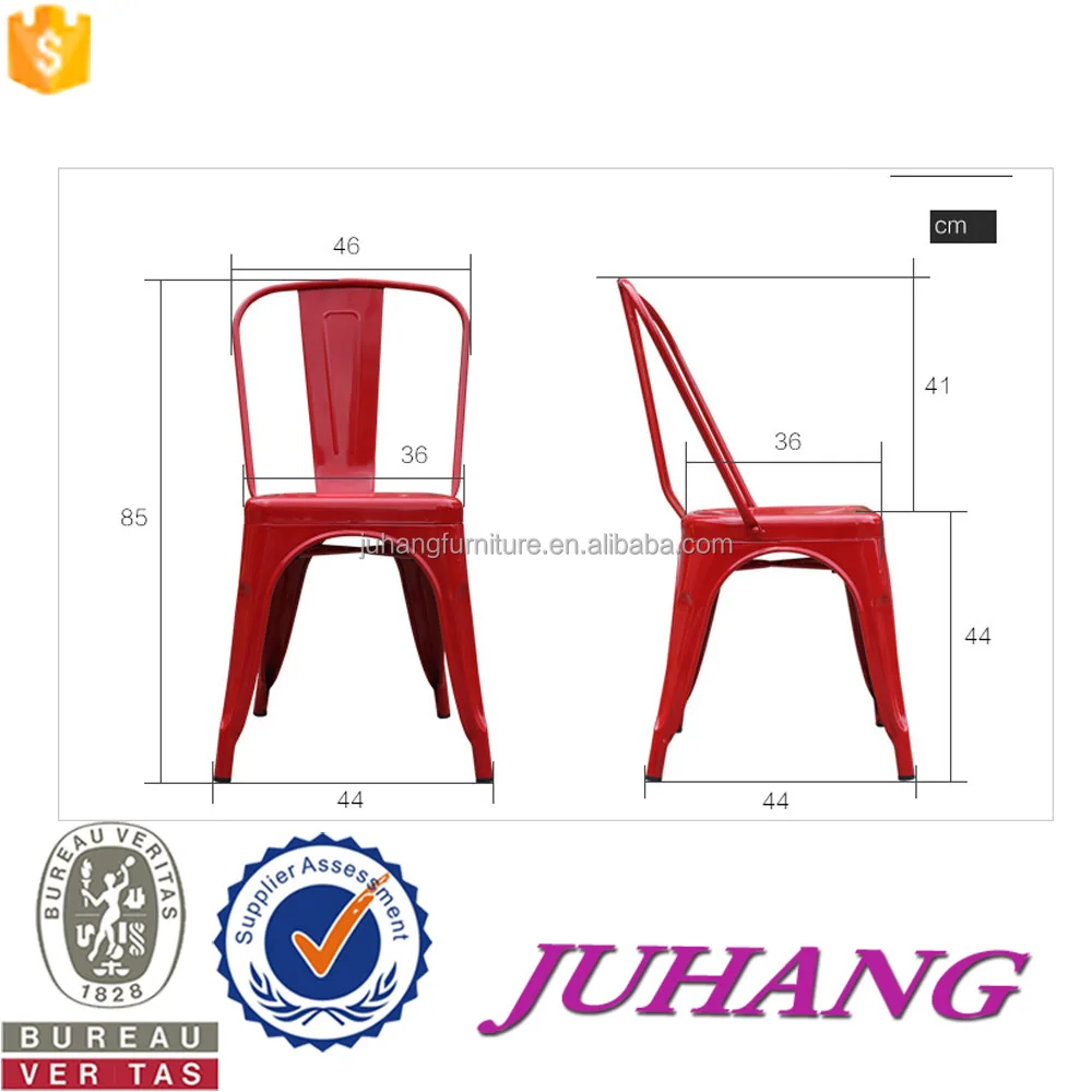 China stackable steel chair for sale resin  garden chair
