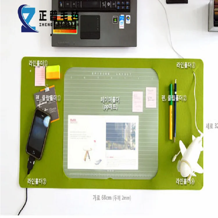 Мериносовая Шерсть Войлок Экологичные Товары для офиса Декор стола, аксессуары для рабочего стола Прямоугольный Коврик для мыши