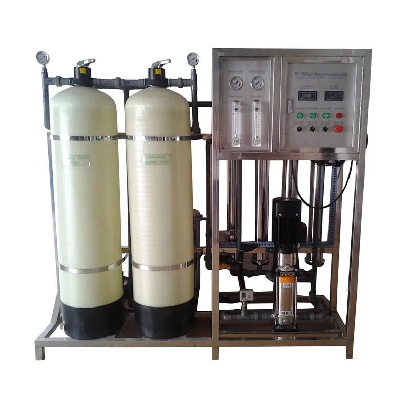 Commercial 1000LPH Water Filter Plant Desalination Water Purification Machine Reverse Osmosis System Hot Sale