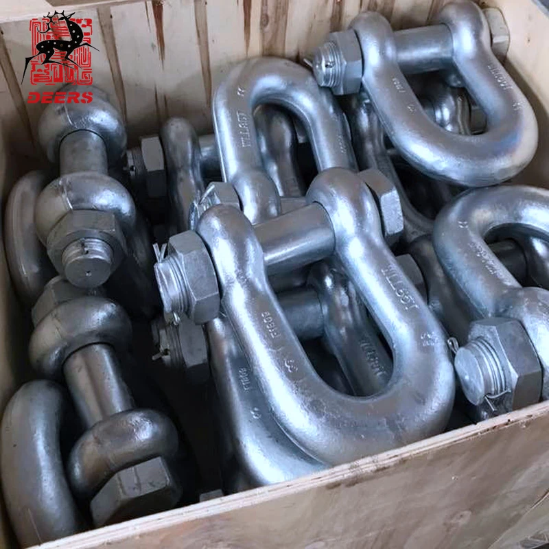 US Type Galvanized steel Marine Anchor Link Chain shackle