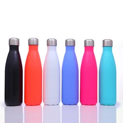 17oz Double Wall Stainless Steel Vacuum Insulated Leak Proof Cola Shape Flask Kids Thermoses for Sports Travel Outdoor Gift