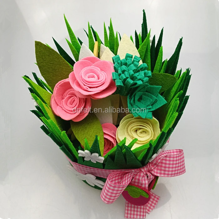 
Felt Flower Hair Band Felt Decoration Home and Festival Felt Flower Garland 