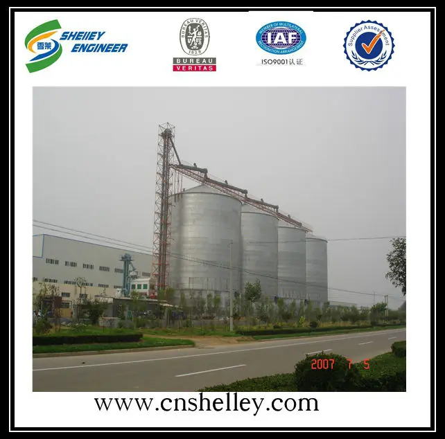 зерна пшеницы риса-сырца сои хранения стали зернохранилищ