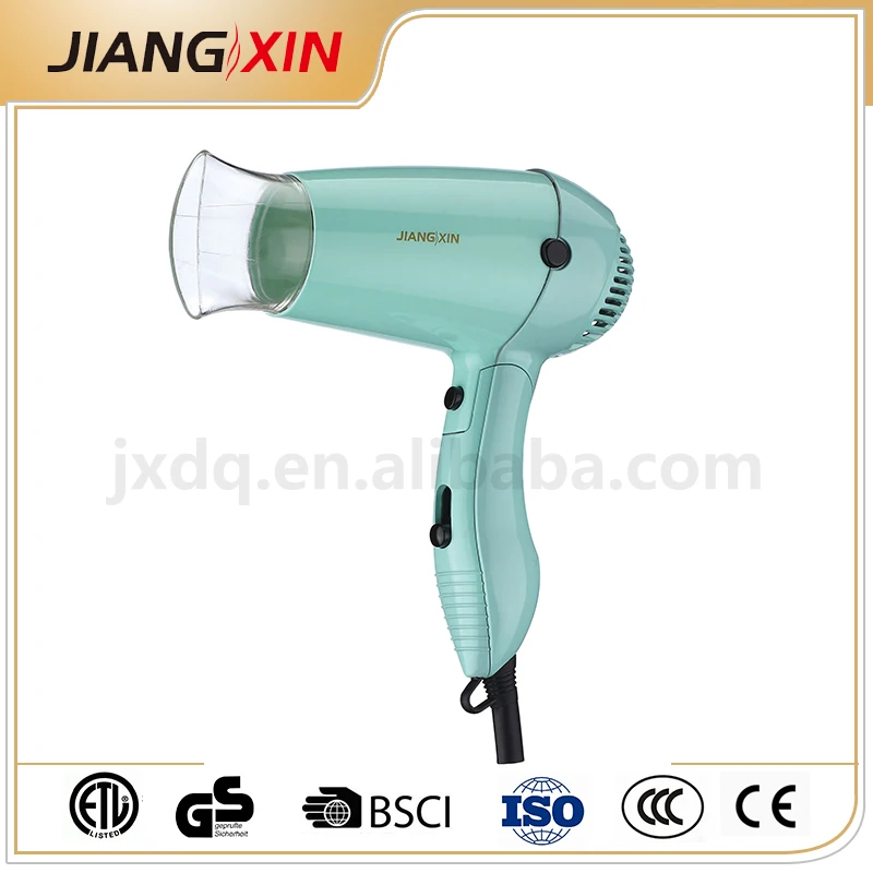 Dual Voltage (110V,220V) travel foldable hair dryer