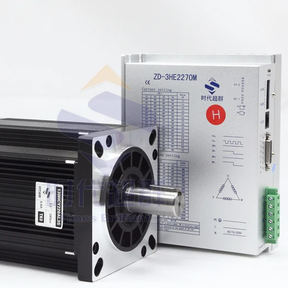 3 фазы 28Nm высокий крутящий момент и низкий уровень шума 6.8A шаговый двигатель и водитель