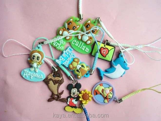 
Novelty plastic mobile charm 