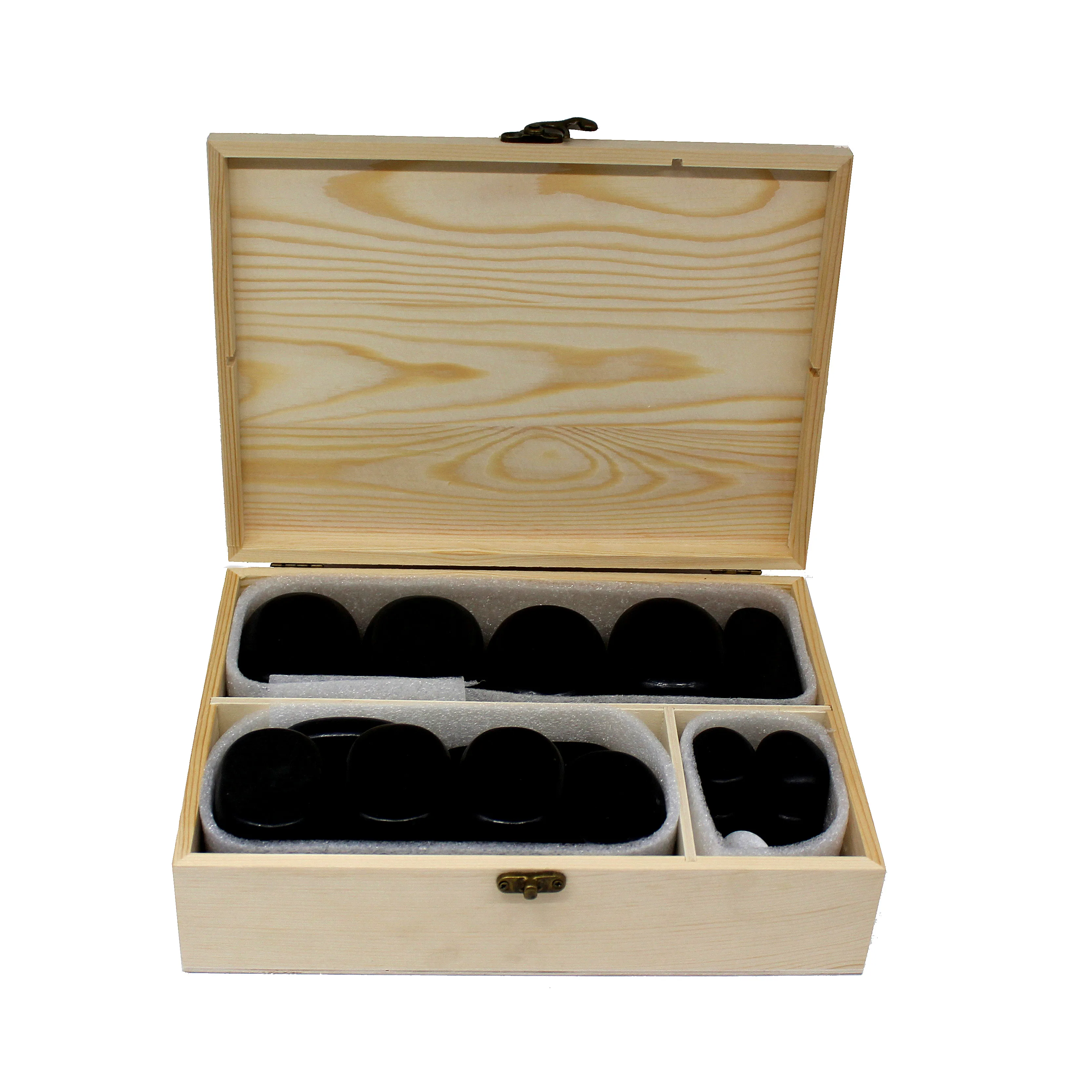 
Natural Health Beauty 36pcs stone per set Spa Hot massage stone heating box 