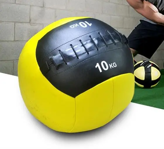 Gymnastics Wall Ball / Gym Leather Wall Ball With Custom Name / Workout Cardio